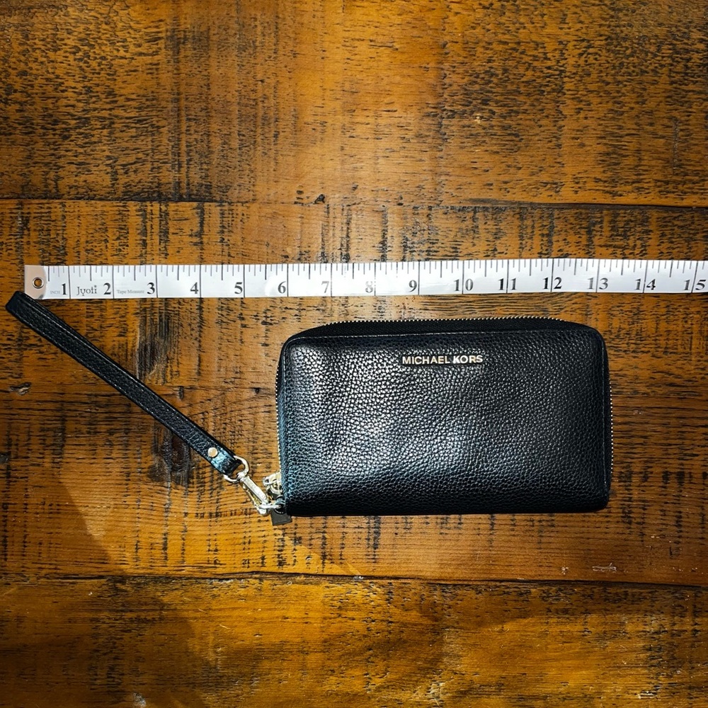 Michael Kors Black and Gold Wallet